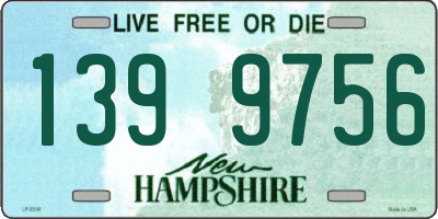 NH license plate 1399756