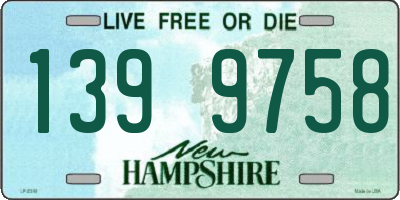 NH license plate 1399758