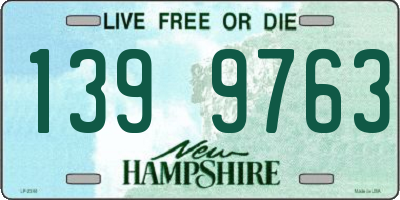 NH license plate 1399763