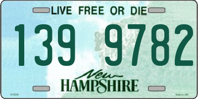 NH license plate 1399782