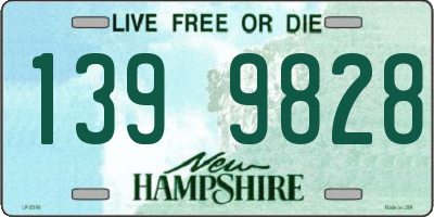 NH license plate 1399828