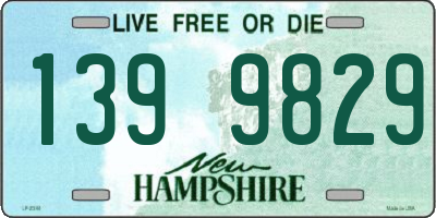 NH license plate 1399829