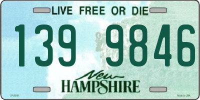 NH license plate 1399846