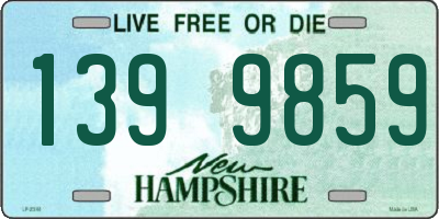 NH license plate 1399859