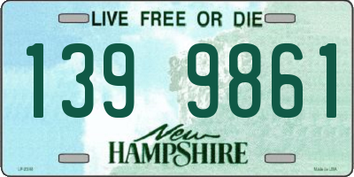 NH license plate 1399861