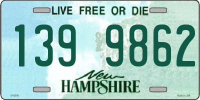NH license plate 1399862