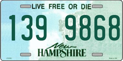 NH license plate 1399868