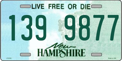 NH license plate 1399877
