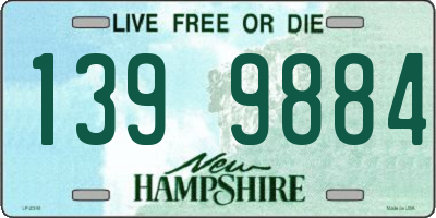 NH license plate 1399884