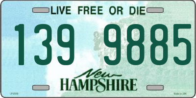 NH license plate 1399885