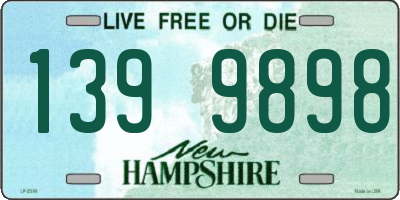 NH license plate 1399898