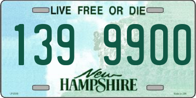 NH license plate 1399900