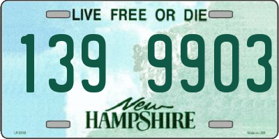 NH license plate 1399903