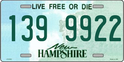 NH license plate 1399922