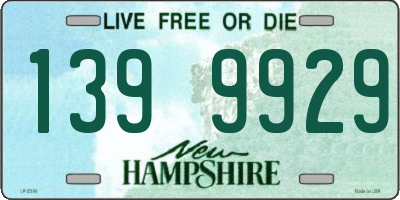 NH license plate 1399929