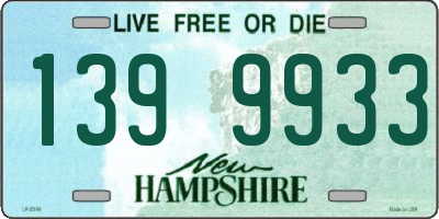 NH license plate 1399933