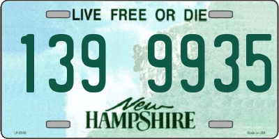 NH license plate 1399935
