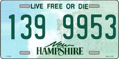 NH license plate 1399953