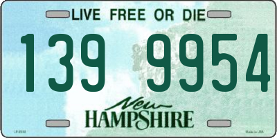 NH license plate 1399954