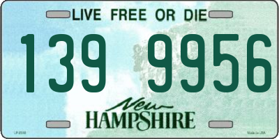 NH license plate 1399956