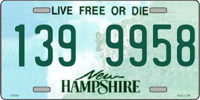 NH license plate 1399958