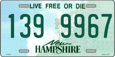 NH license plate 1399967