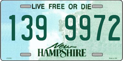 NH license plate 1399972