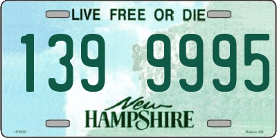 NH license plate 1399995
