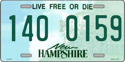 NH license plate 1400159