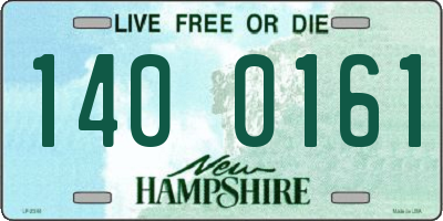 NH license plate 1400161
