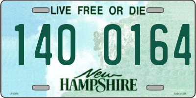 NH license plate 1400164