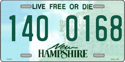 NH license plate 1400168