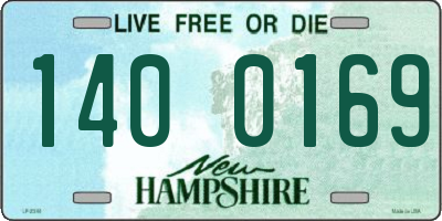 NH license plate 1400169