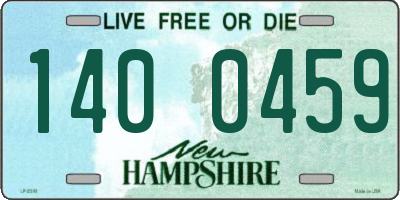 NH license plate 1400459