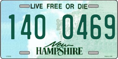 NH license plate 1400469