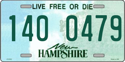 NH license plate 1400479