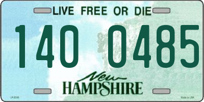 NH license plate 1400485