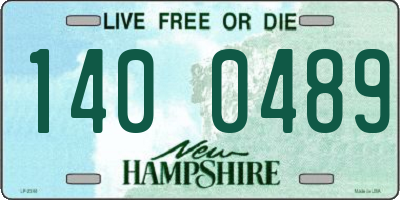 NH license plate 1400489