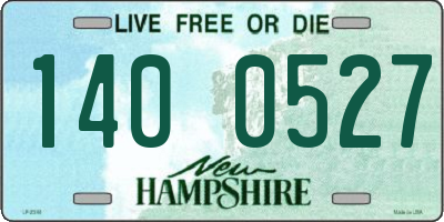 NH license plate 1400527