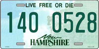 NH license plate 1400528
