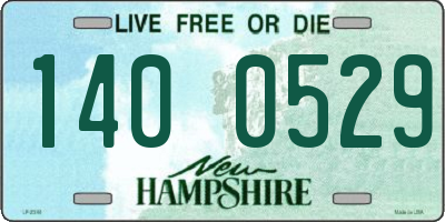 NH license plate 1400529