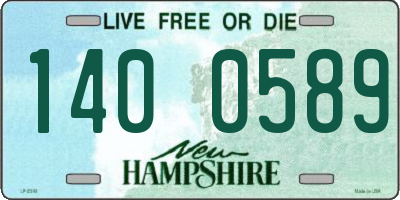 NH license plate 1400589