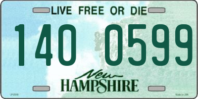 NH license plate 1400599