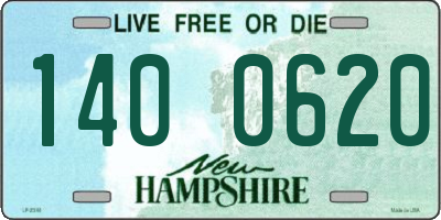 NH license plate 1400620