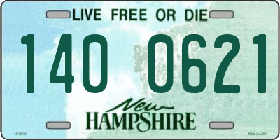 NH license plate 1400621