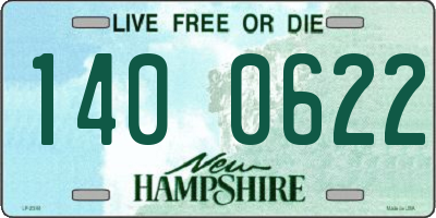 NH license plate 1400622