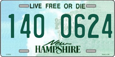 NH license plate 1400624