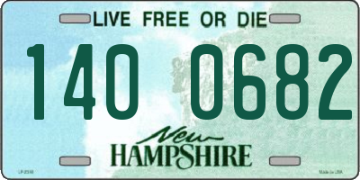 NH license plate 1400682