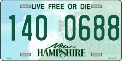 NH license plate 1400688