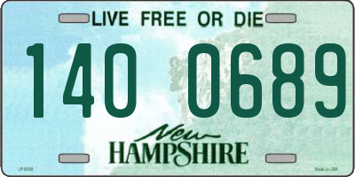 NH license plate 1400689